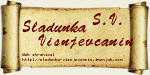 Sladunka Višnjevčanin vizit kartica